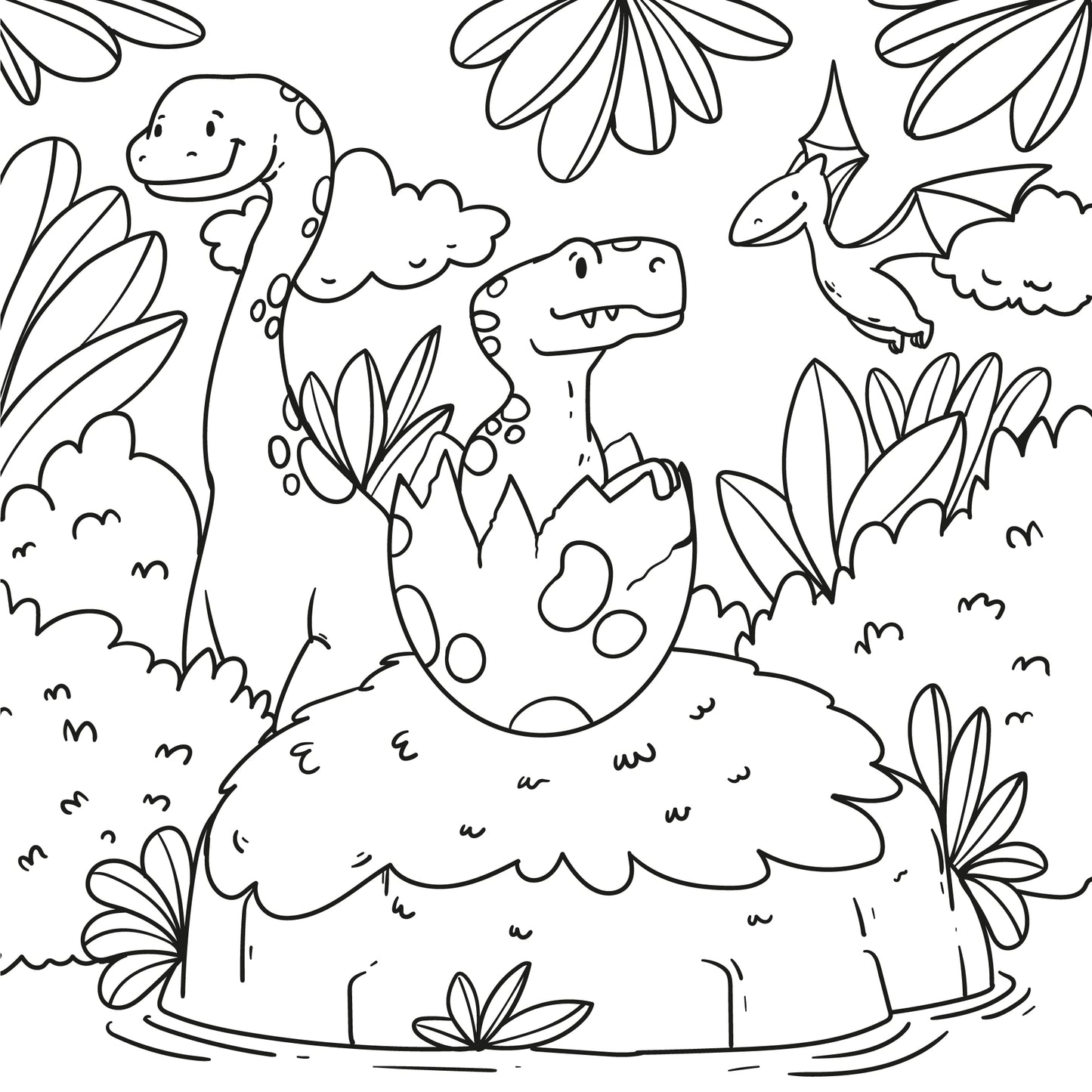 Dinosaur Coloring Book