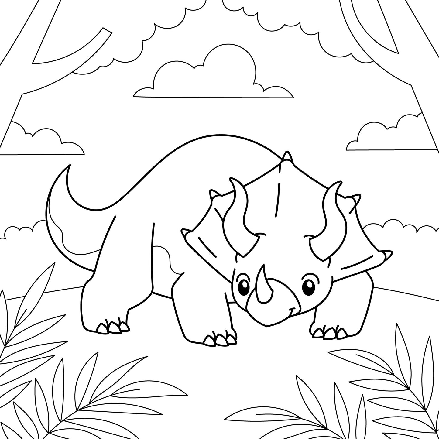 Dinosaur Coloring Book